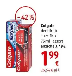 dm drogerie markt Colgate dentifricio specifico offerta