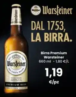 Interspar Birra Premium Warsteiner offerta