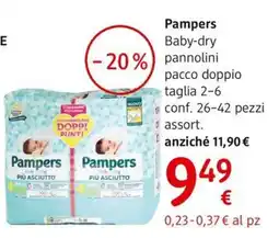 dm drogerie markt Pampers Baby-dry pannolini offerta