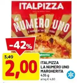 DPiù ITALPIZZA LA NUMERO UNO MARGHERITA offerta