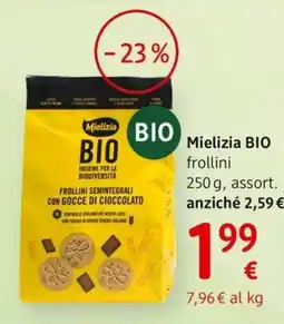 dm drogerie markt Mielizia BIO frollini offerta