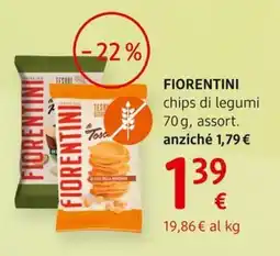 dm drogerie markt FIorentini chips di legumi offerta