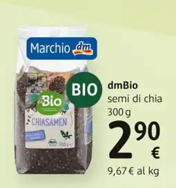 dm drogerie markt Marchio dm dmBio semi di chia offerta