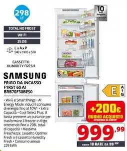 Comet SAMSUNG FRIGO DA INCASSO offerta