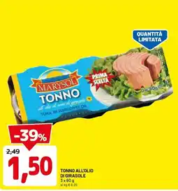 DPiù MARYSOL TONNO offerta