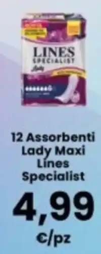 Interspar Assorbenti Lady Maxi Lines Specialist offerta