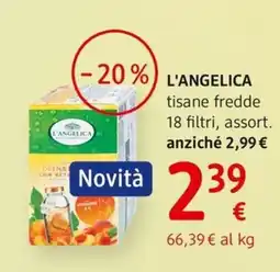 dm drogerie markt L'ANGELICA tisane fredde offerta