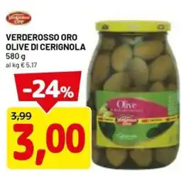 DPiù Verderosso Oro Olive di Cerignola offerta