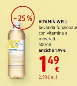 dm drogerie markt VITAMIN WELL ZERO LEMON offerta