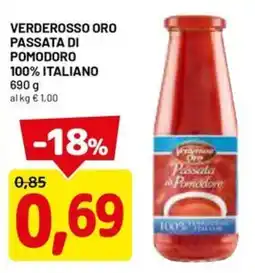 DPiù Verderosso Oro Passata di Pomodoro offerta