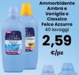 Interspar Ammorbidente Ambra e Vaniglia o Classico Felce Azzurra offerta