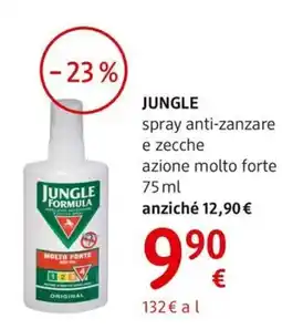 dm drogerie markt JUNGLE spray anti-zanzare e zecche offerta