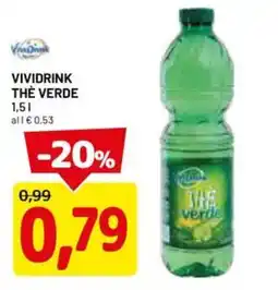 DPiù VIVIDRINK THÈ VERDE offerta