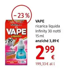 dm drogerie markt VAPE liquido Infinity offerta