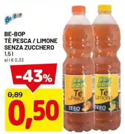 DPiù BE-BOP TÈ PESCA / LIMONE SENZA ZUCCHERO offerta