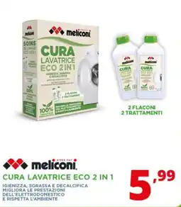 Comet Cura Lavatrice Eco 2 in 1 meliconi offerta