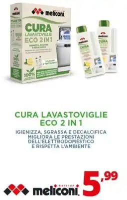 Comet Cura Lavastoviglie Eco 2 in 1 meliconi offerta