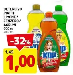 DPiù KOP Detersivo Piatti offerta