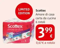 dm drogerie markt Scottex Amore di casa carta da cucina offerta