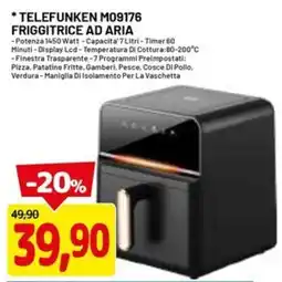 DPiù TELEFUNKEN M09176 FRIGGITRICE AD ARIA offerta