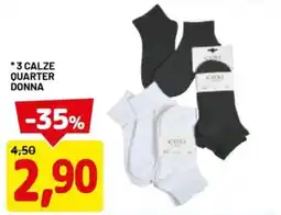 DPiù CALZE QUARTER DONNA offerta