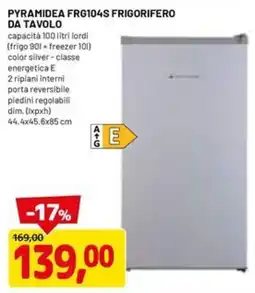 DPiù PYRAMIDEA FRG104S FRIGORIFERO DA TAVOLO offerta