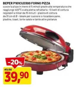 DPiù BEPER P101CUD300 FORNO PIZZA offerta
