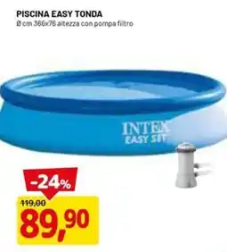 DPiù PISCINA EASY TONDA INTEX EASY SET offerta