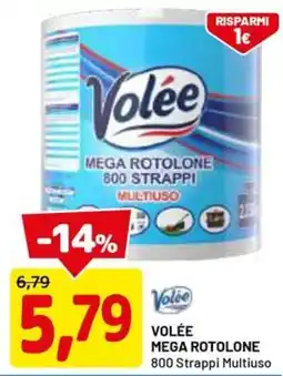 DPiù Volée Mega Rotolone offerta