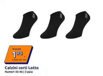 Action Calzini corti Lotto offerta