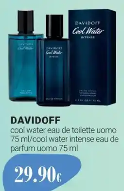 Tigotà DAVIDOFF cool water eau de toilette uomo / cool water intense eau de parfum uomo offerta