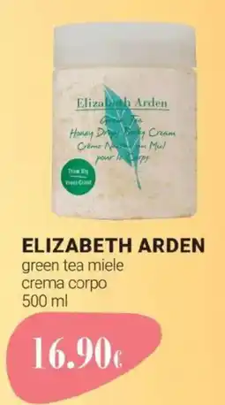 Tigotà Elizabeth Arden green tea miele crema corpo offerta