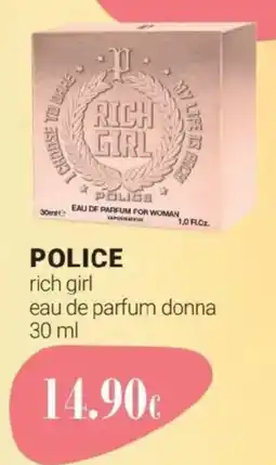 Tigotà POLICE rich girl eau de parfum donna offerta