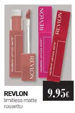 Tigotà REVLON limitless matte rossetto offerta