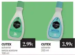 Tigotà CUTEX solvete senza acetone offerta