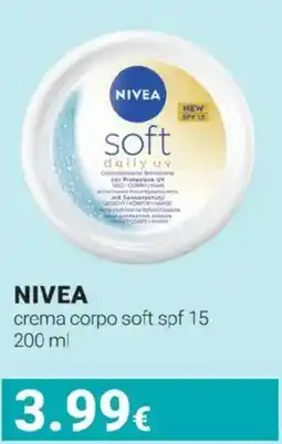 Tigotà Nivea crema corpo soft spf 15 offerta