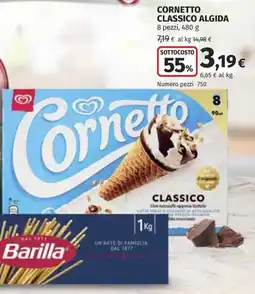 Ipercoop Cornetto Classico Algida offerta