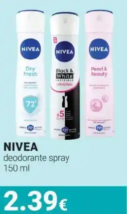 Tigotà Nivea deodorante spray offerta