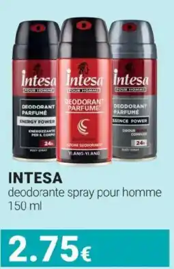 Tigotà Intesa deodorante spray pour homme offerta