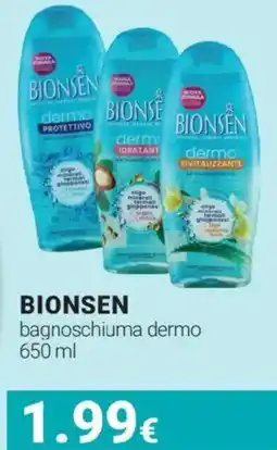 Tigotà BIONSSEN bagnoschiuma dermo offerta