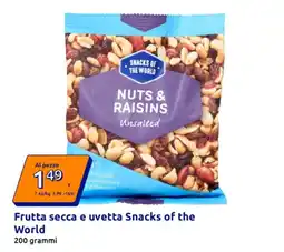 Action Frutta secca e uvetta Snacks of the World offerta