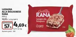 Ipercoop Lasagne alla Bolognese RANA offerta