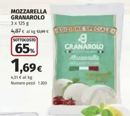 Ipercoop Mozzarella Granarolo offerta