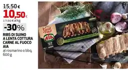 Ipercoop RIBS DI SUINO A LENTA COTTURA CARNE AL FUOCO AIA offerta