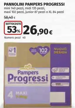 Ipercoop Pampers Progressi offerta