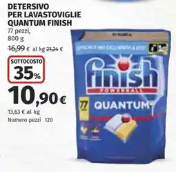 Ipercoop Detersivo per lavastoviglie Quantum Finish offerta