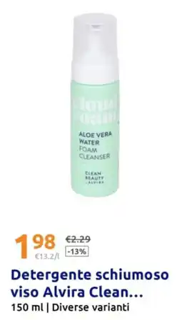 Action Detergente schiumoso viso Alvira Clean... offerta