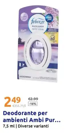 Action Deodorante per ambienti Ambi Pur... offerta