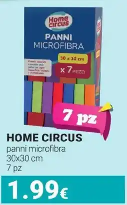 Tigotà Home Circus panni microfibra 30x30 cm offerta