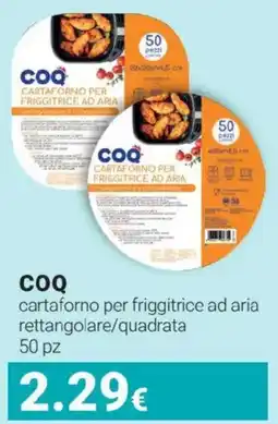 Tigotà Coq cartaforo per friggitrice ad aria rettangolare/quadra offerta